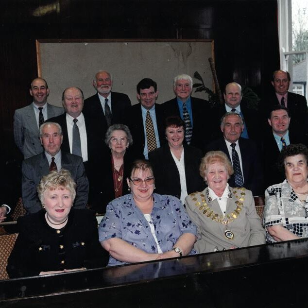 Photograph showing the Councillors representing Hetton Town Council 1998 to 1999