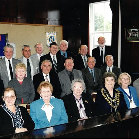 Photograph showing the Councillors representing Hetton Town Council 2000 to 2001