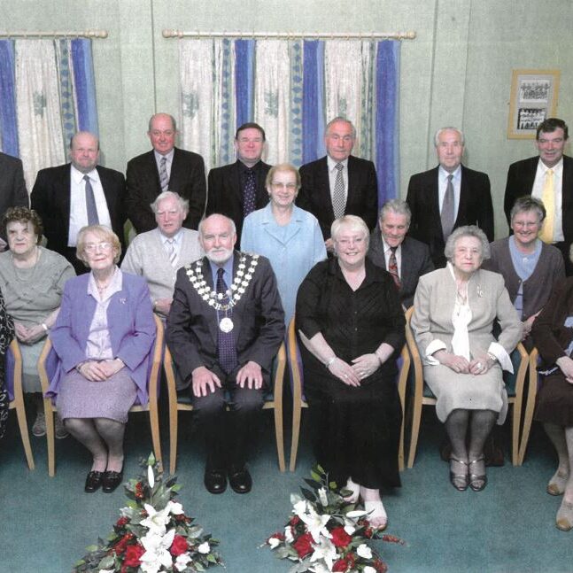 Photograph showing the Councillors representing Hetton Town Council 2005 to 2006